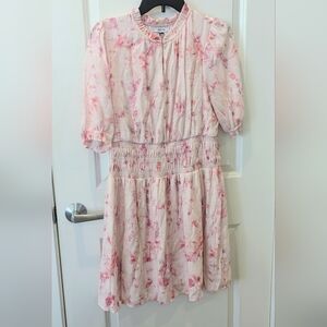 Nine West Pink Keyhole Dress (L)